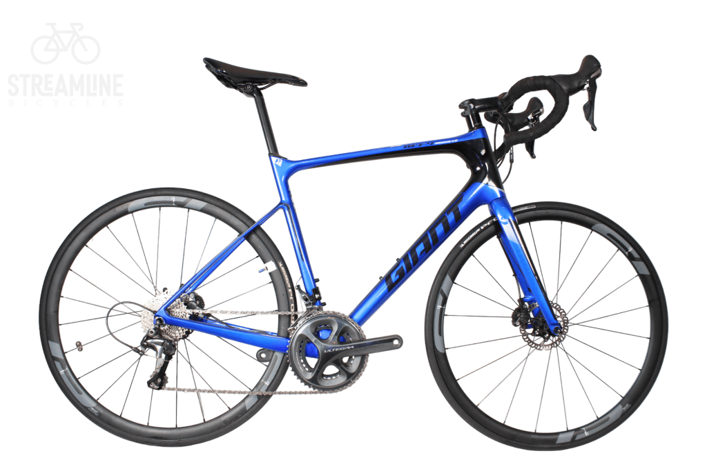 Giant shops road bike blue